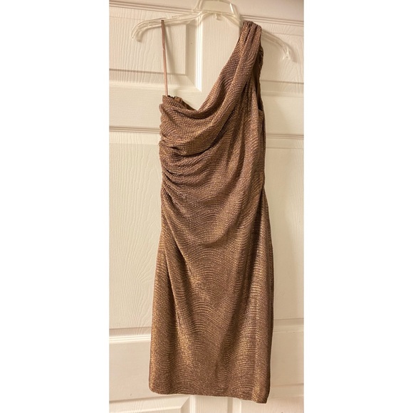 Ralph Lauren One-Sholder Shimmer Dress - Picture 5 of 12